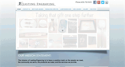 Desktop Screenshot of lastingengraving.com